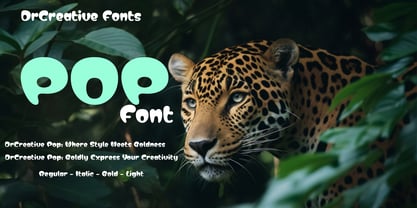 Dr Creative POP Font Poster 3