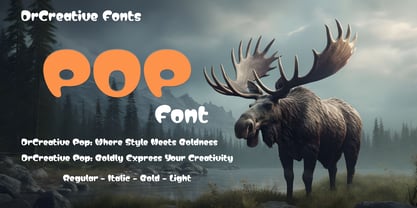 Dr Creative POP Font Poster 1