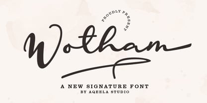 Wotham Font Poster 1