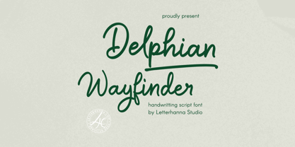 Delphian Wayfinder Font Poster 1