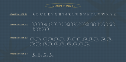 Prosper Rules Font Poster 10