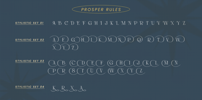 Prosper Rules fonte Webfont Desktop MyFonts