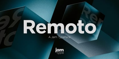 Remoto Font Poster 1