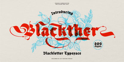 Blackther Font Poster 1