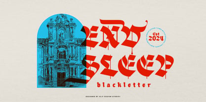 Blackther Font Poster 11
