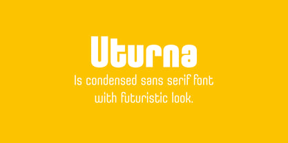 Uturna Font Poster 3