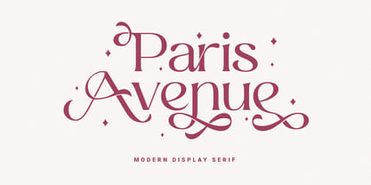 Paris Avenue Font Poster 1