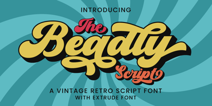Beadly Font Poster 1