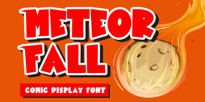 Meteor Fall Font Poster 1