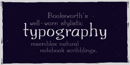 Booksworth Font Poster 5