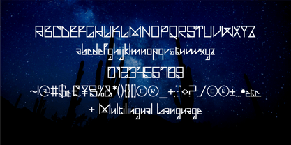 Ultrazeo Font Poster 5