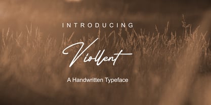 Viollents Font Poster 1