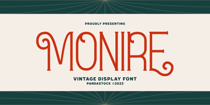 Monire Font Poster 1