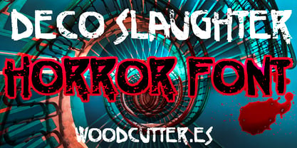 Deco Slaughter Font Poster 4
