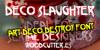 Deco Slaughter Font Poster 1