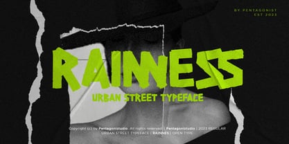Rainness Font Poster 1