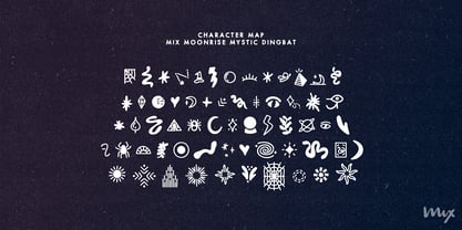 Mix Moonrise Mystic Font Poster 7