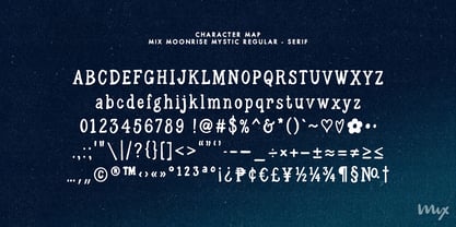 Mix Moonrise Mystic Font Poster 2