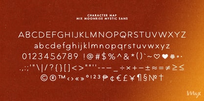 Mix Moonrise Mystic Font Poster 6