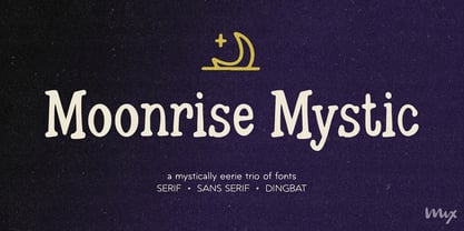 Mix Moonrise Mystic Font Poster 1