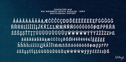 Mix Moonrise Mystic Font Poster 3