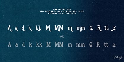 Mix Moonrise Mystic Font Poster 5