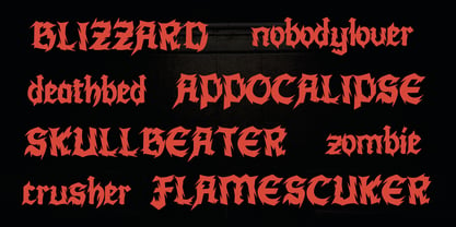 Dark Age Font Poster 5