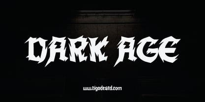 Dark Age Font Poster 1