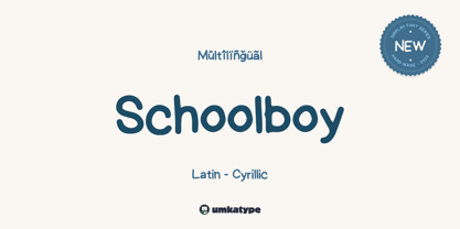 Schoolboy Font Poster 11