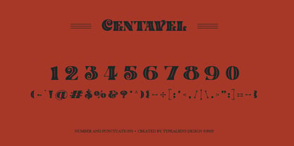 Centavel Font Poster 8