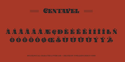 Centavel Font Poster 10