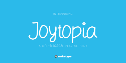Joytopia Font Poster 12
