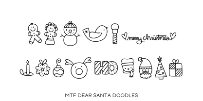 MTF Dear Santa Pro Fuente Póster 3