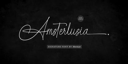 Amsterlusia Font Poster 1