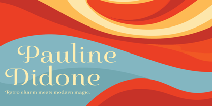 Pauline Didone Variable Font Poster 1
