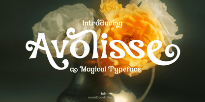 Avolisse Font Poster 1