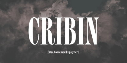 Cribin Font Poster 1