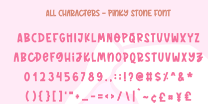 Pinky Stone Font Poster 8