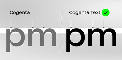 Cogenta Text Font Poster 6