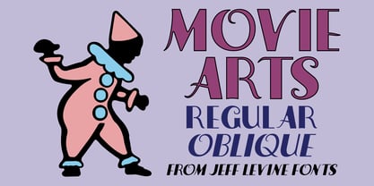 Movie Arts JNL Font Poster 1
