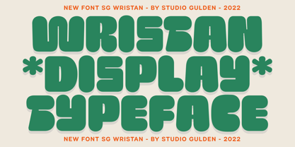 SG Wristan Font Poster 1