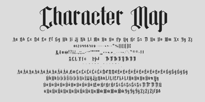 Gothicon Font Poster 5