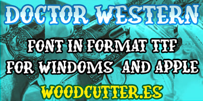 Doctor Western Font Poster 4