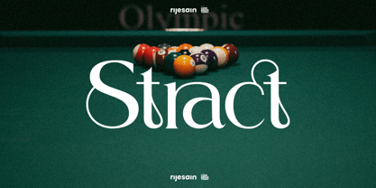Stract Font Poster 1