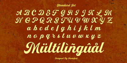 Raindec Font Poster 2