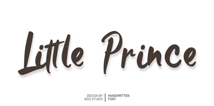 Little Prince Font Poster 1