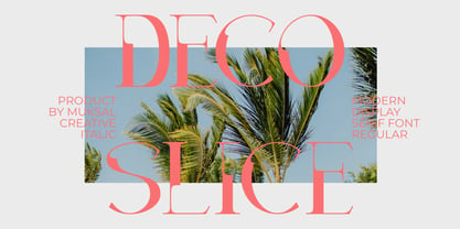 Decoslice Font Poster 1