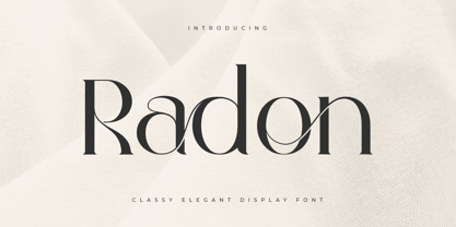 Radon Font Poster 1