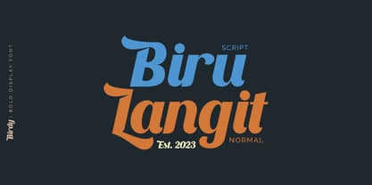 Birdy Font Poster 4