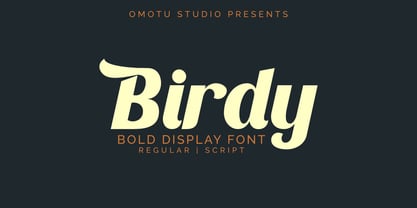 Birdy Font Poster 1